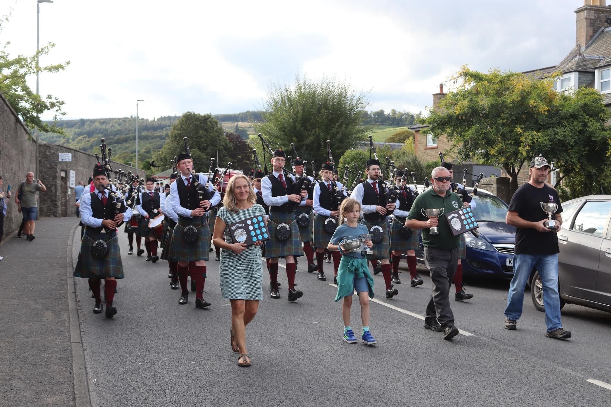 Stockbridge Pipe Band - Peebles - Sept 2022